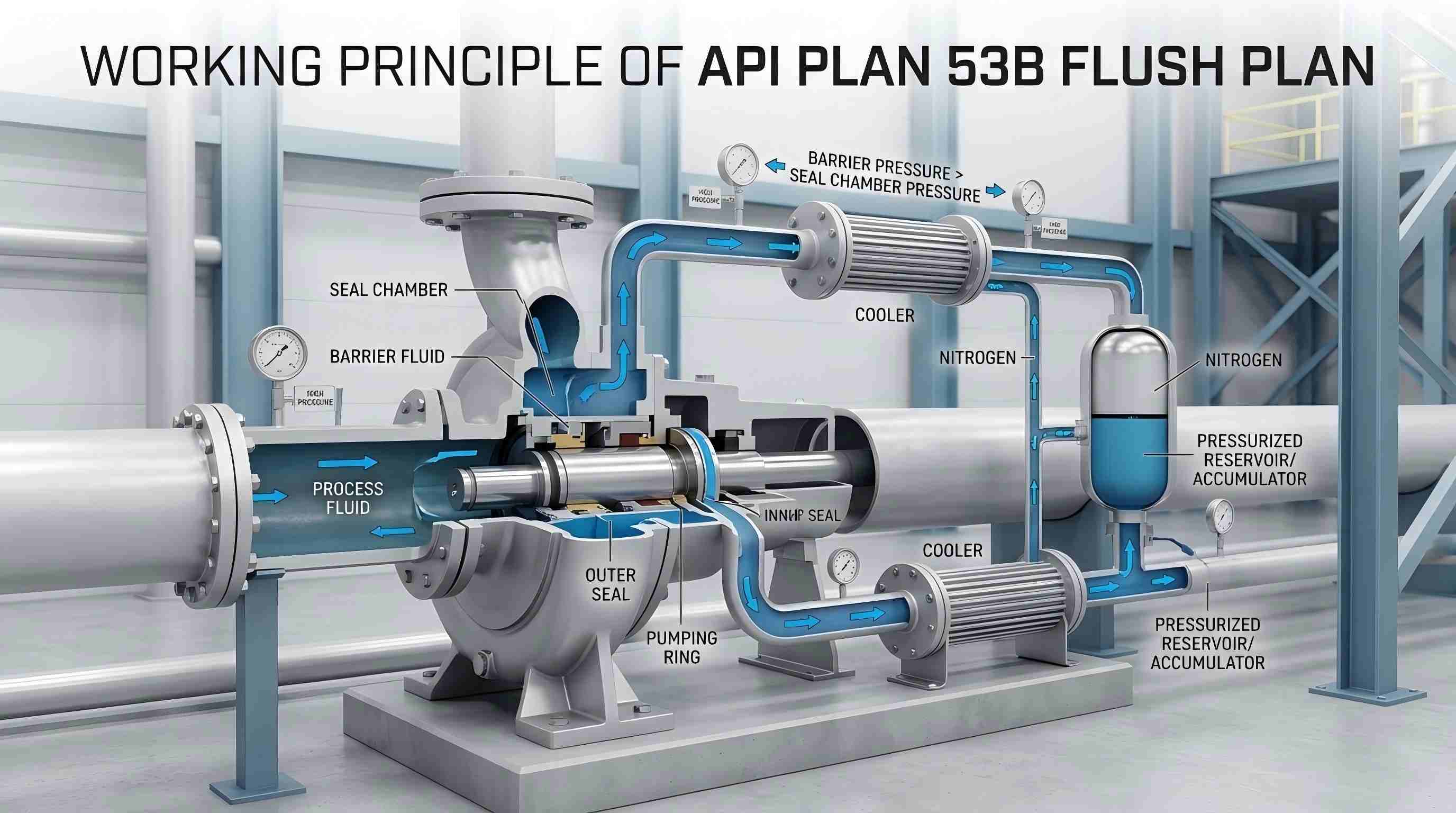 Načelo delovanja načrta izpiranja API PLAN 53B