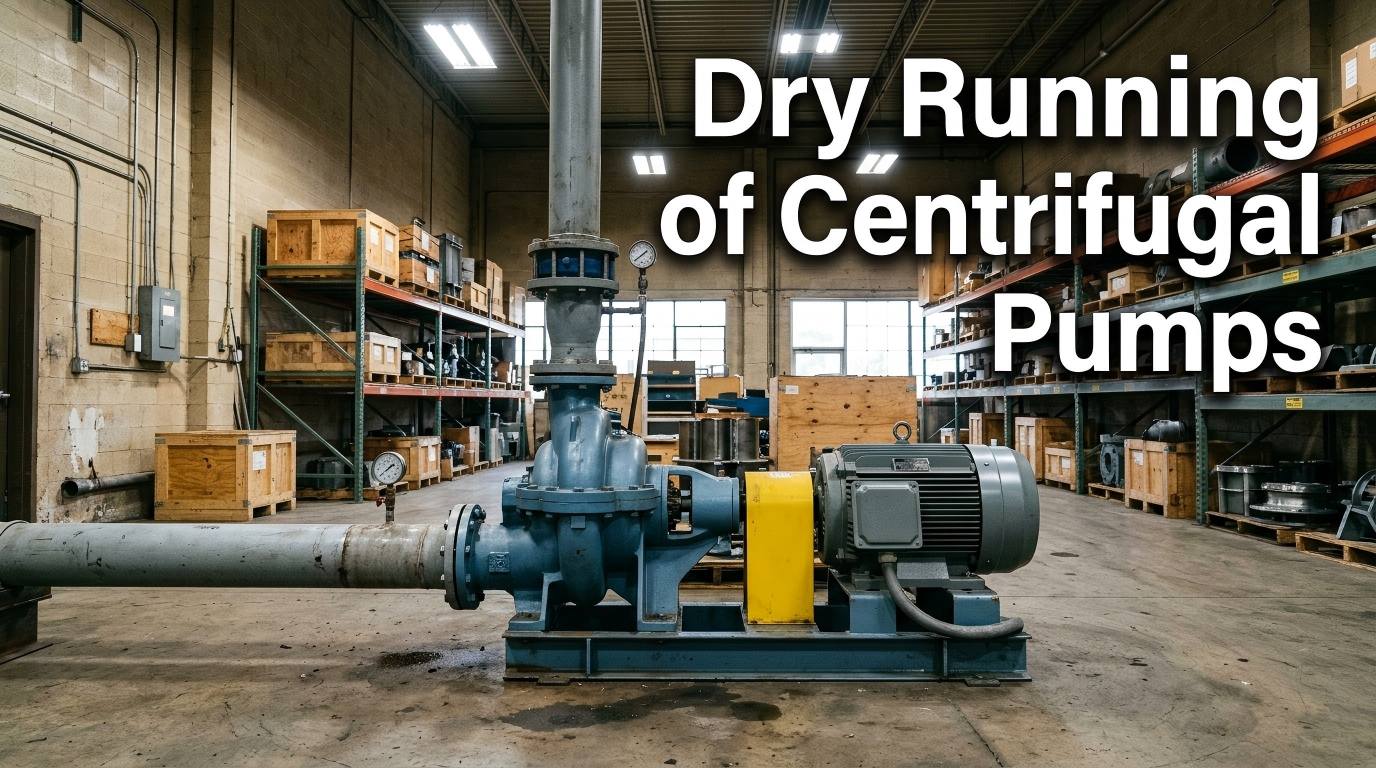 Kaj je suhi tek centrifugalnih črpalk?